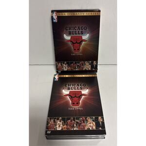 NBA Dynasty Series Chicago Bulls The 1990s 4 Disc Set Michael Jordan GOAT Tested